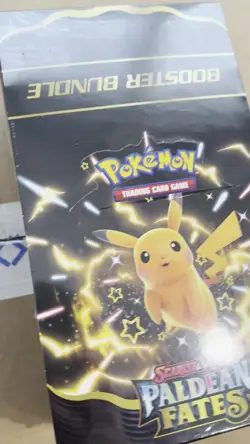 Pokemon Paldean Fates Booster Bundle Display Factory Sealed (small cut in wrap) - Image 2