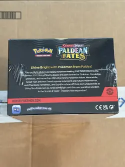 Pokemon Paldean Fates Booster Bundle Display Factory Sealed (small cut in wrap) - Image 3