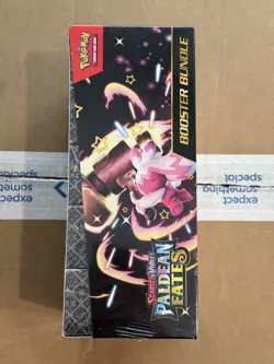 Pokemon Paldean Fates Booster Bundle Display Factory Sealed (small cut in wrap) - Image 4