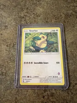 Battle Academy Stamped Pokemon Near Mint 2020 Promo Snorlax 50/68 - Image 1