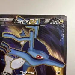 NM-Mint Kingdra-EX - 122/124 - Full Art Ultra Rare Pokemon Fates Collide - Image 4