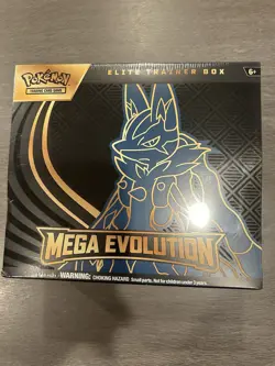 Pokemon TCG Mega Evolution Elite Trainer Box ETB (Lucario) NEW Factory Sealed - Image 1
