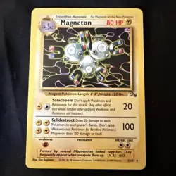 Pokemon TCG Magneton Fossil set 26/62 Regular Unlimited Rare non holo nm - Image 1