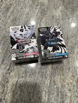 Pokemon TCG Black Bolt and White Flare Booster Bundle Set (Sealed) - Image 1