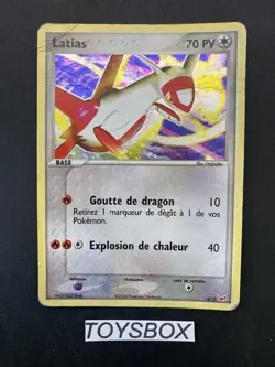 Carte Pokemon Holo Latias 4/10 Et Latios 2/10 / Bloc EX Deck / Poor Abime FR - Image 2