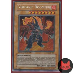 Yugioh Volcanic Doomfire CT04-EN004 Secret Rare NM - Image 1