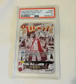 One Piece Card PSA10 Luffy Shanks Buggy 3Cards set PRB02 2025 Japanese - Image 3