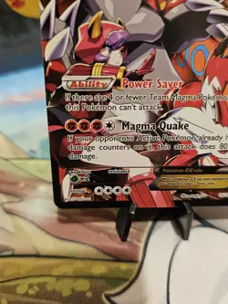 Pokemon TCG Team Magma's Groudon-EX Holofoil Card 15/34 Double Crisis EX/NM - Image 4