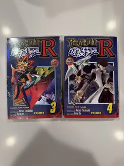Yu-Gi-Oh R Manga Volume 3 (Sealed) and Volume 4 (With Card) English - Image 1