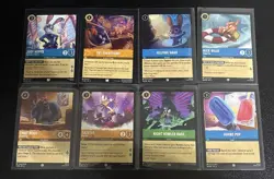 Disney Lorcana Zootopia Theme 8 Card Lot Judy Hopps/Nick Wilde/Gazelle/Jumbo Pop - Image 1