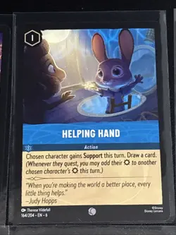 Disney Lorcana Zootopia Theme 8 Card Lot Judy Hopps/Nick Wilde/Gazelle/Jumbo Pop - Image 4