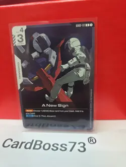 A New Sign Gundam Card Game . Dual Impact- Rare . GD02-117 - Image 5