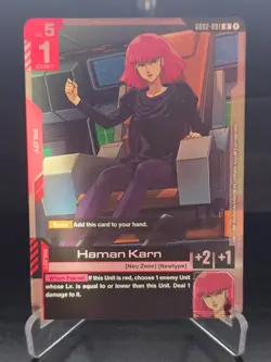 Gundam Card Game - Haman Karn - Dual Impact - GD02-091 R - NM - Image 1