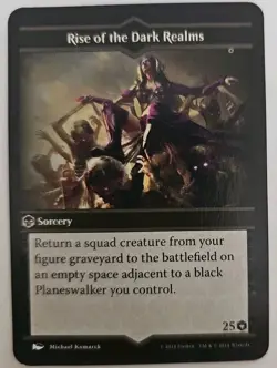 Arena of the Planeswalkers Rise Of The Dark Realms Replacement Game Card MTG - Image 1