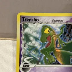 Treecko Reverse Holo 68/100 ex Crystal Guardians 2006 NM Pokemon Card stamped - Image 2