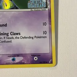 Treecko Reverse Holo 68/100 ex Crystal Guardians 2006 NM Pokemon Card stamped - Image 5