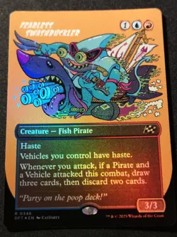Fearless Swashbuckler - Foil - Borderless - DFT - MTG - NM - EN - 0346 - Image 1