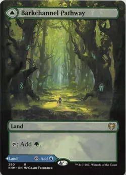 Barkchannel Pathway (Borderless) R Kaldheim 290 LP-NM MTG - Image 1
