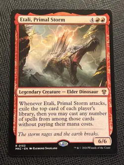 ETALI, PRIMAL STORM - MTG - NON FOIL - MKC - COMMANDER - BLAME GAME - 2024 - NM - Image 1
