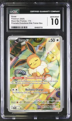 CGC 10 EEVEE 173 POKEMON BLACK STAR PROMOS - Image 1