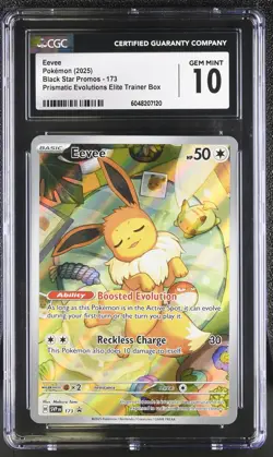 CGC 10 EEVEE 173 POKEMON BLACK STAR PROMOS - Image 1