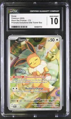 CGC 10 EEVEE 173 POKEMON BLACK STAR PROMOS - Image 1