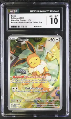 CGC 10 EEVEE 173 POKEMON BLACK STAR PROMOS - Image 1