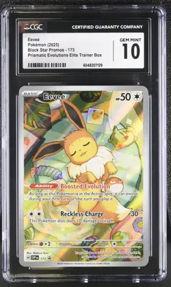 CGC 10 EEVEE 173 POKEMON BLACK STAR PROMOS - Image 1