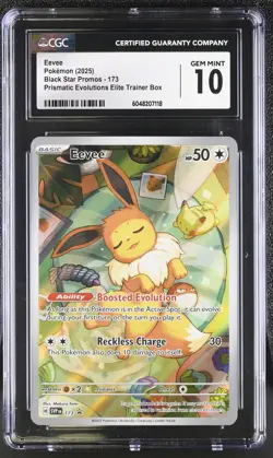 CGC 10 EEVEE 173 POKEMON BLACK STAR PROMOS - Image 1