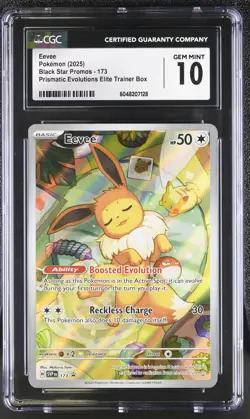 CGC 10 EEVEE 173 POKEMON BLACK STAR PROMOS - Image 1