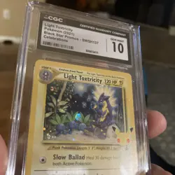 Pokemon Light Toxtricity Black Star Promo #SWSH137 Celebrations 2021 - CGC 10 - Image 2