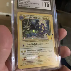 Pokemon Light Toxtricity Black Star Promo #SWSH137 Celebrations 2021 - CGC 10 - Image 3