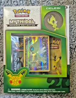 Mythical Pokemon Collection Box Celebi XY111 Promo Sealed New 2x Generation Pack - Image 1