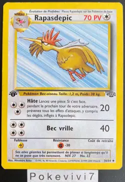 Carte Pokemon RAPASDEPIC 36/64 Unco JUNGLE EDITION 1 Wizards FR OCCASION - Image 1