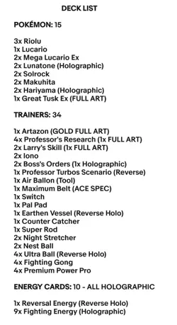 Mega Lucario Ex & Lunatone - Pokemon TCG - OutTheBoxTCG Custom Meta Decks - Image 2