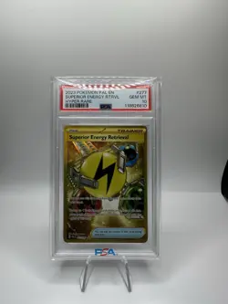 Pokemon Superior Energy Retrieval Hyper Rare Paldea Evolved 277/193 PSA 10 - Image 1