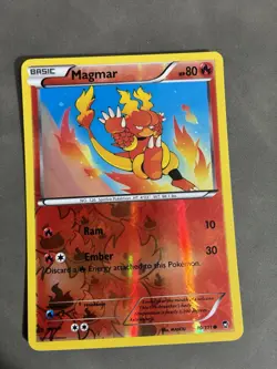 Magmar - 10/111 - Common - Reverse Holo LP, English Pokemon Furious Fists - Image 1