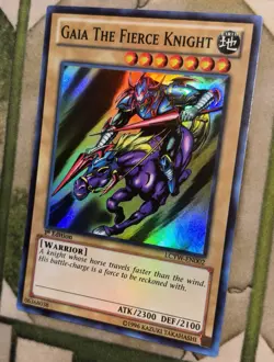 YuGiOh GAIA THE FIERCE KNIGHT Super Rare LCYW-EN002 - Image 1