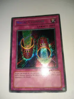 Yugioh Magic Cylinder LON-104 Secret Rare DMG - Image 1