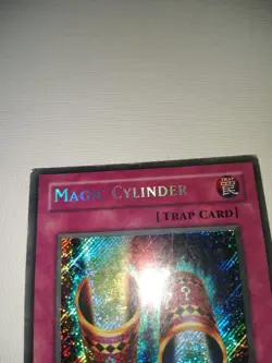 Yugioh Magic Cylinder LON-104 Secret Rare DMG - Image 3