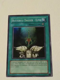YuGiOh Butterfly Dagger - Elma Super Unlimited DCR-032 NM - Image 1
