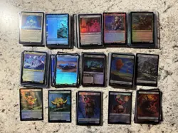 MTG Final Fantasy 2025 LOT of over 130 FOIL cards NO DOUBLES UNPLAYED - Image 1