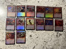 MTG Final Fantasy 2025 LOT of over 130 FOIL cards NO DOUBLES UNPLAYED - Image 5