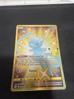 Pokemon TCG Celebrations Mew Gold Full Art Holo Card 25/25 Secret Rare - Image 2