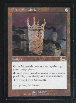 Grim Monolith Urza's Legacy MTG Card Reserved List Magic the Gathering - Image 1