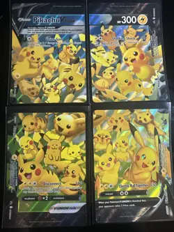 Pokemon TCG Pikachu V-Union SWSH139-142 Celebrations Promo Card Set - Image 1