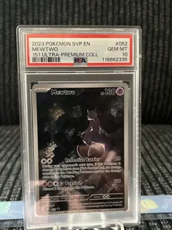 Pokemon Mewtwo Promo #52 151 Ultra Premium Collection Pokemon Card PSA 10 - Image 1