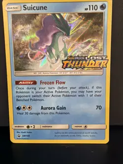 Suicune SM149 Lost Thunder S&M Pokemon Card - Image 1