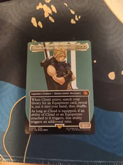 Cloud, Midgar Mercenary Borderless FIN 0375 Mythic Rare NM 2025 MTG - Image 1