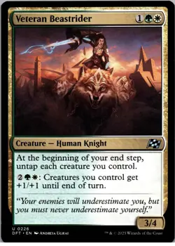 Veteran Beastrider - U - Aetherdrift - 226 - NM - Regular - Image 1